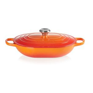 LE CREUSET - Signature - Braadpan Oblong 31cm 3,40l Oranjerood