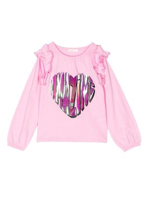 Billieblush Shirt met ruches - Roze
