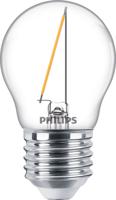 Philips Lighting 76425800 LED-lamp Energielabel F (A - G) E27 Kogel 1.4 W = 15 W Warmwit (Ø x l) 4.5 cm x 7.8 cm 1 stuk(s) - thumbnail