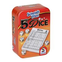 5-Dice Dobbelspel in Blikje - thumbnail