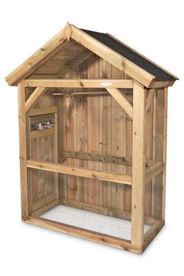 Voldux Voliere S1-Links 145 x 70 x 190 cm Voldux Bruin