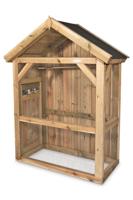 Voldux Voliere S1-Links 145 x 70 x 190 cm Voldux Bruin