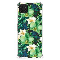 Samsung Galaxy A22 5G Case Orchidee Groen