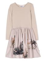 Molo Jurk met print - Beige