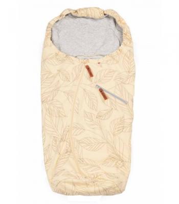 Easygrow Lite Leaf autostoel voetenzak geel 92 x 45 cm Easygrow Lite Leaf autostoel voetenzak geel 92 x 45 cm