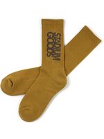 STADIUM GOODS® chaussettes à logo brodé - Marron - thumbnail