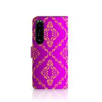 Wallet Case Sony Xperia 1 IV Barok Roze - thumbnail