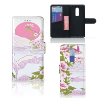 OnePlus 6 Telefoonhoesje met Pasjes Bird Standing