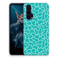 Honor 20 Pro Hoesje maken Cracks Blue