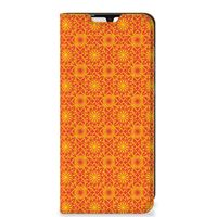 Samsung Galaxy A33 5G Hoesje met Magneet Batik Oranje - thumbnail