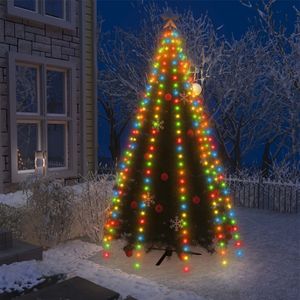 VidaXL Kerstboomverlichting met 300 LED&apos;s meerkleurig net 300 cm