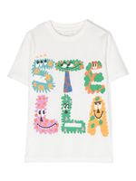 Stella McCartney Kids t-shirt en coton à imprimé graphique - Blanc - thumbnail