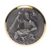 HP Autozubehör Christoffel amulet (Ø) 43 mm Goud, Zilver - thumbnail