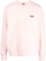 Kenzo logo-print cotton sweatshirt - Rose - thumbnail