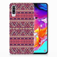 Samsung Galaxy A70 TPU bumper Aztec Paars