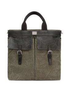 Dolce & Gabbana sac cabas à design colour block - Gris