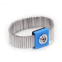 Antistat 066-0010 ESD-armband RVS, Blauw - thumbnail