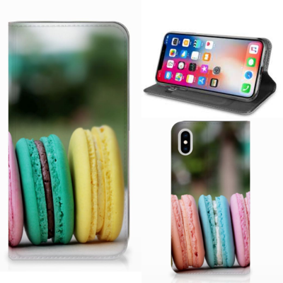 Apple iPhone Xs Max Flip Style Cover Macarons Apple iPhone Xs Max Flip Style Cover Macarons