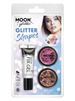 Moon Glitter Holographic Glitter Shapes