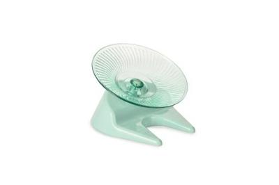 Beeztees loopschijf turano - knaagdier - plastic - mint - 12,5cm Beeztees loopschijf turano - knaagdier - plastic - mint - 12,5cm