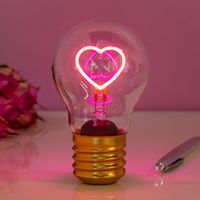 Oplaadbare LED Filament Lamp - Hart