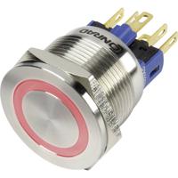 TRU COMPONENTS 1303040 GQ22S-11E/R/12V Vandalismebestendige druktoets 250 V/AC 3 A 1x uit/(aan) Moment Rood IP65 1 stuk(s)