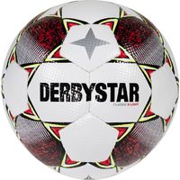 Derbystar Classic S-Light II Voetbal 8 x 1 Vlakken Maat 5 Wit Rood Geel - thumbnail