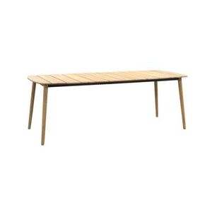 Tuintafel Lot - naturel - 75x215x90cm - Leen Bakker