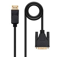 Nanocable 10.15.4502 - converterkabel Nanocable DisplayPort naar DVI, DisplayPort/M-DVI/M, zwart, 2,0 m