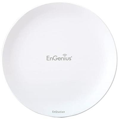 EnGenius EnStation5-AC Wi-Fi 5 Outdoor 5 GHz Wave 2 IP55 Long-Range PtP Wireless Bridge - Multipoint - CPE
