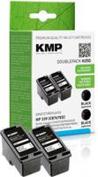 KMP Inktcartridge vervangt HP 339, C8767E Compatibel 2-pack Zwart H25D 1023,4021 - thumbnail