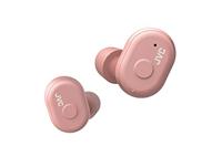 JVC HA-A10T-PU Truly Wireless In-Ear Bluetooth hoofdtelefoon met Memory Foam oordopjes, kleur Dusty-Pink (waterdicht IPX5, 4 + 10 uur batterijduur)