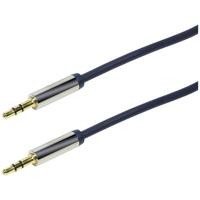 LogiLink CA10150 Jackplug Audio Aansluitkabel 1.50 m Donkerblauw (mat) - thumbnail