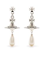 Vivienne Westwood boucles d'oreilles Orb à ornements en cristal - Argent