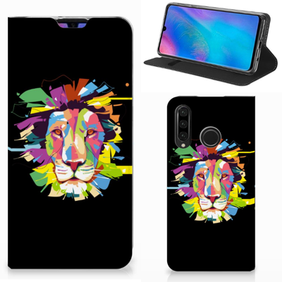 Huawei P30 Lite New Edition Magnet Case Lion Color Huawei P30 Lite New Edition Magnet Case Lion Color