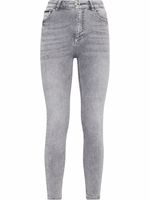 Philipp Plein jean skinny à taille haute - Bleu