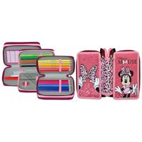 Minnie Mouse School Etui 3-Laags met Inhoud - thumbnail