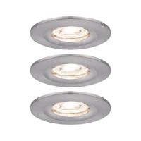 Paulmann 94301 EBL Nova mini Coin LED-inbouwlamp Set van 3 stuks 4 W IJzer