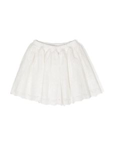 MARLO jupe Alegra en broderie anglaise - Blanc