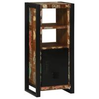 vidaXL Badkamer Wandkast 40x30x90 cm Van Gerecycled Massief Hout