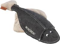 TRIXIE Be Nordic 36061 Pluche speelgoed voor honden, Scholle Hajo, maritiem knuffeldier voor honden om te spelen en te knuffelen, robuust en duurzaam
