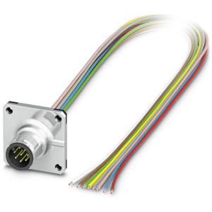 Phoenix Contact 1441684 Sensor/actuator inbouwconnector M12 Aantal polen (sensoren): 8 Stekker, inbouw 0.50 m 1 stuk(s)