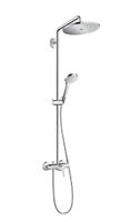 Hansgrohe Croma Select S opbouw regendouche met mengkraan en 28cm hoofddouche chroom