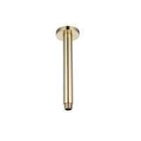 Plafondstang Sanilux Regendouche Uitloop Rond 20 cm Geborsteld Messing Goud Sanilux - thumbnail