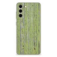 Samsung Galaxy S21FE Bumper Hoesje Green Wood - thumbnail