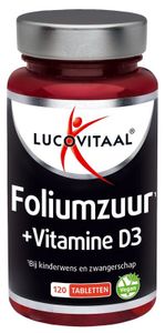 Foliumzuur + vitamine D3 tabletten