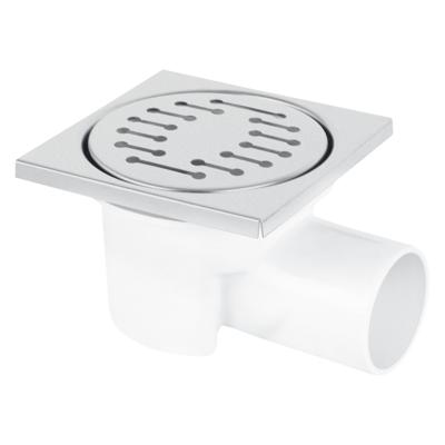 Differnz Basic doucheput 10x10cm zijuitlaat Differnz Basic doucheput 10x10cm zijuitlaat