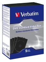 Verbatim DVD Video Tall Box 5-pack (Leerbox) CD-onbewerkte