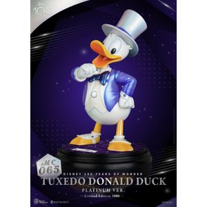 Beast Kingdom Disney: 100th Anniversary - Master Craft Tuxedo Donald Duck Platinum Version Statue decoratie