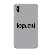 Topvent Grijs Zwart: iPhone X Tough Case